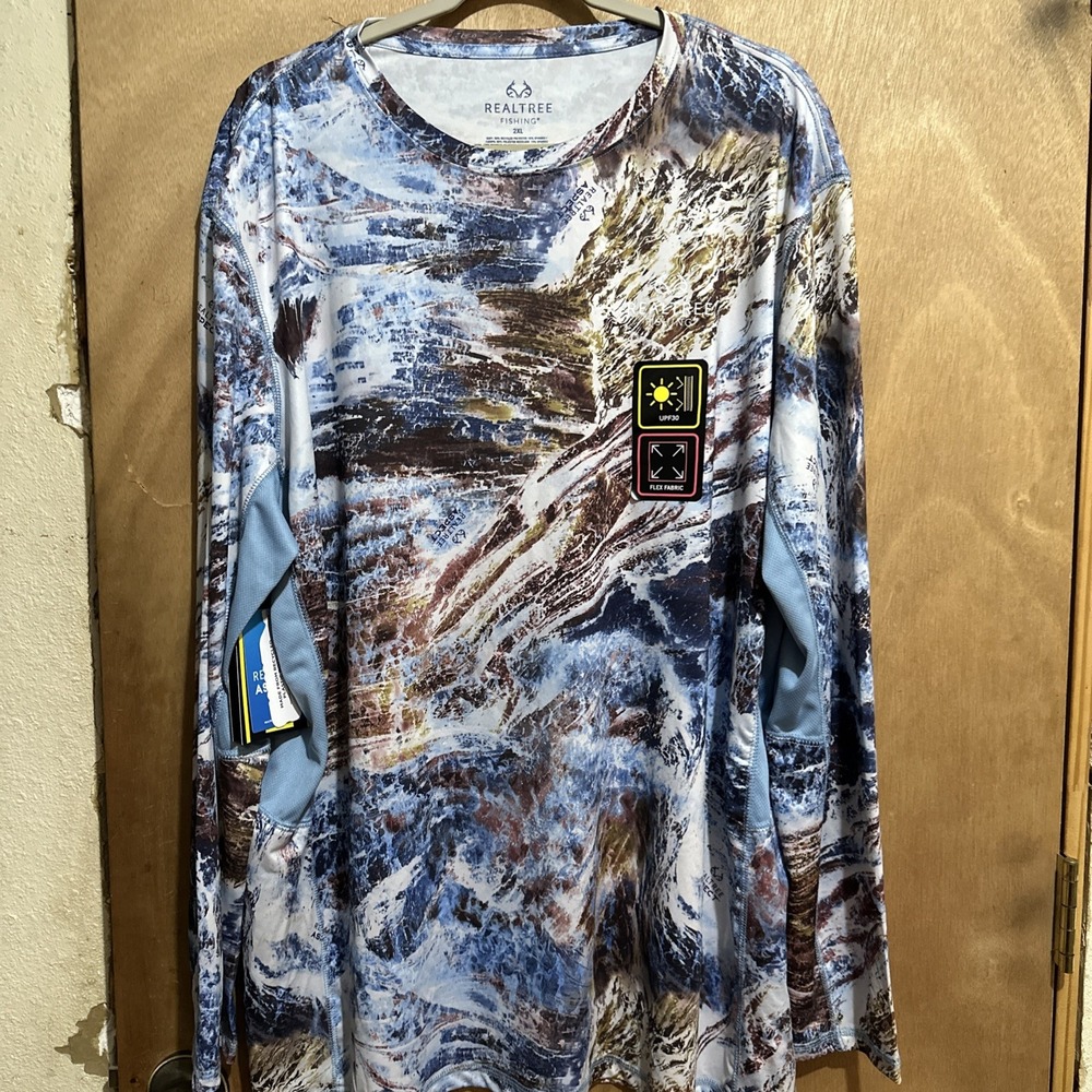 Men's  GUIDE  LONG  Sleeve Fishing Shirt sz  2 X Large